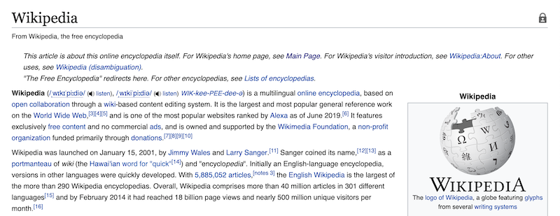 Wikipedia