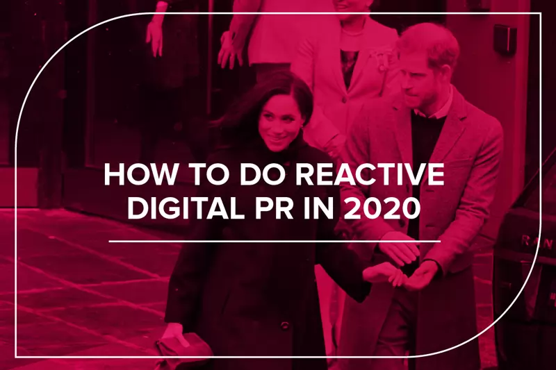 How to do Reactive Digital PR in 2020 infographic