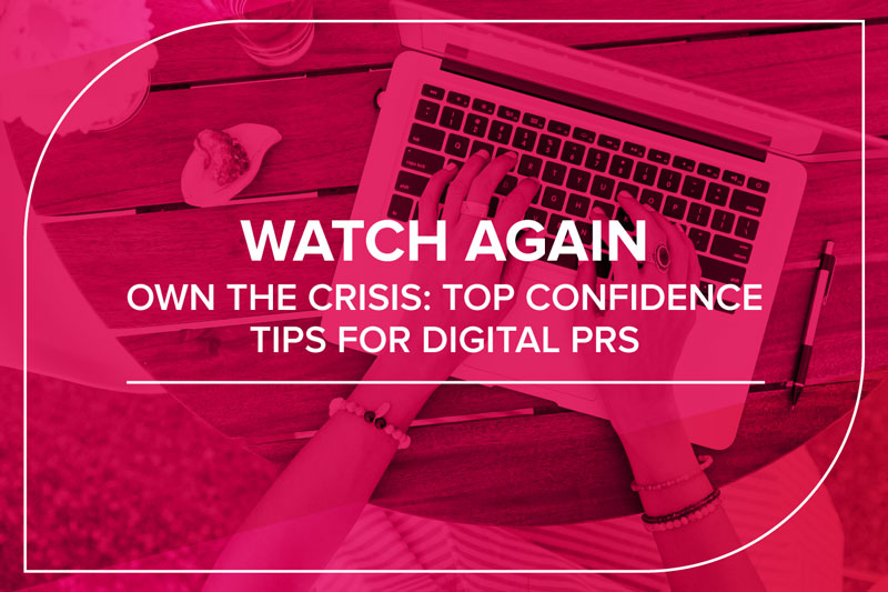 Top Confidence Tips for Digital PRs infographic