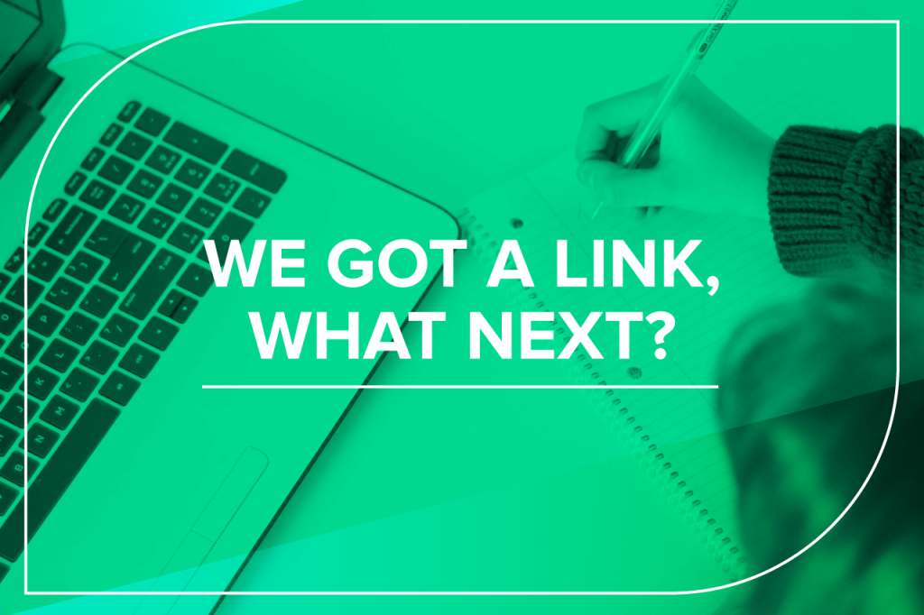 we got a link, what's next?