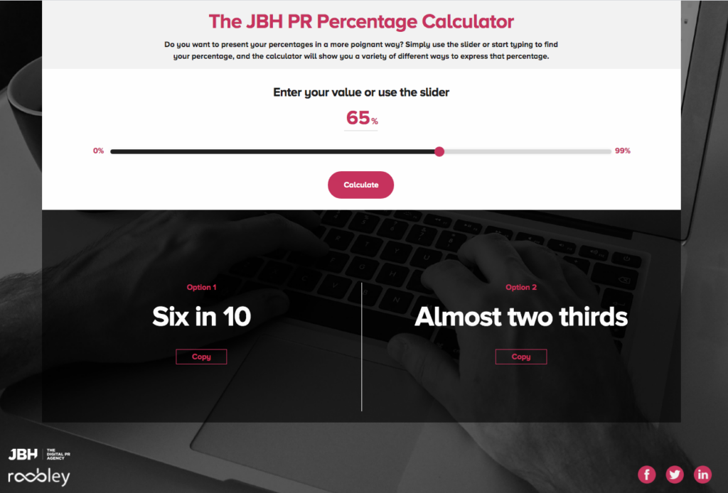 Percentage deals calculator uk