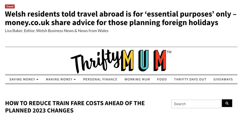 newsjacking example in thrifty mum