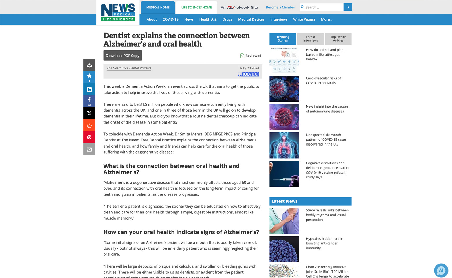 Neem coverage