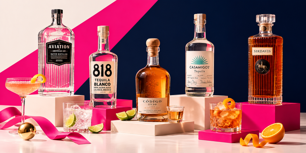 Luxury Spirits in Pink and Navy